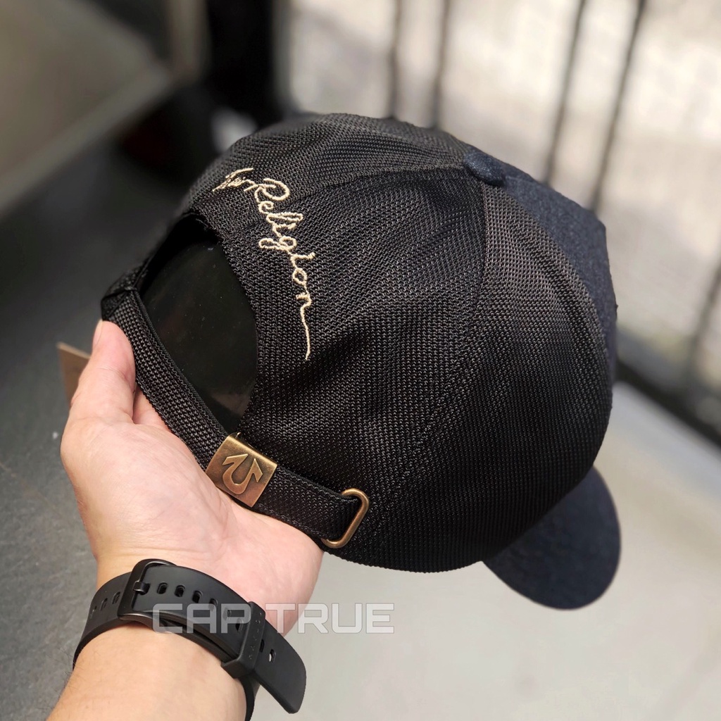 Mũ Thời Trang Nam Nữ - Nón Kết Ông Địa TRUE RELIGION Vuông Lưới Mới Cao Cấp