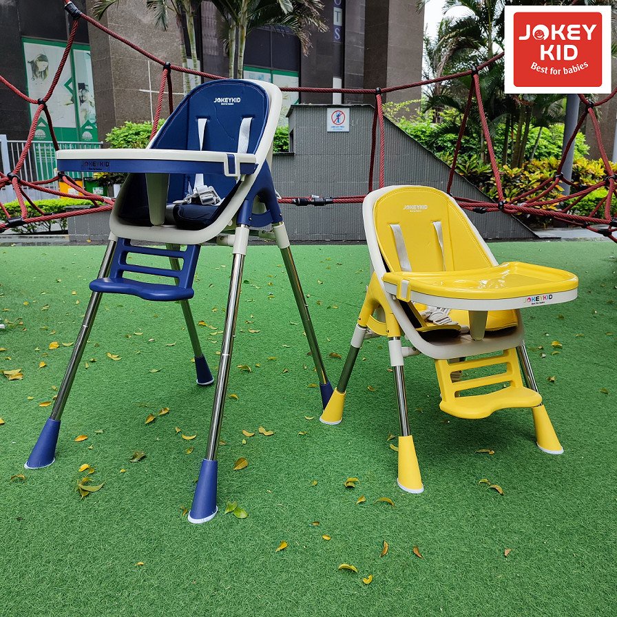Ghế ăn dặm cho bé cao cấp Jokey V5 điều chỉnh độ cao tặng kèm đệm lót - Bảo Hành 24 tháng