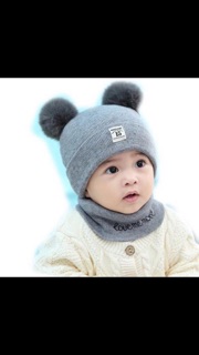 Bộ khăn mũ cho bé trai bé gái