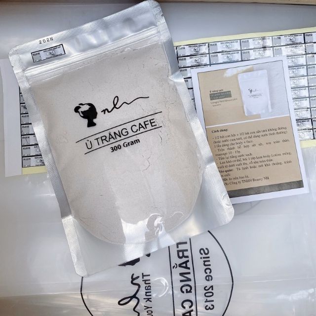 Ủ TRẮNG CAFE (dùng cả face và body) . 300gr chính hãng