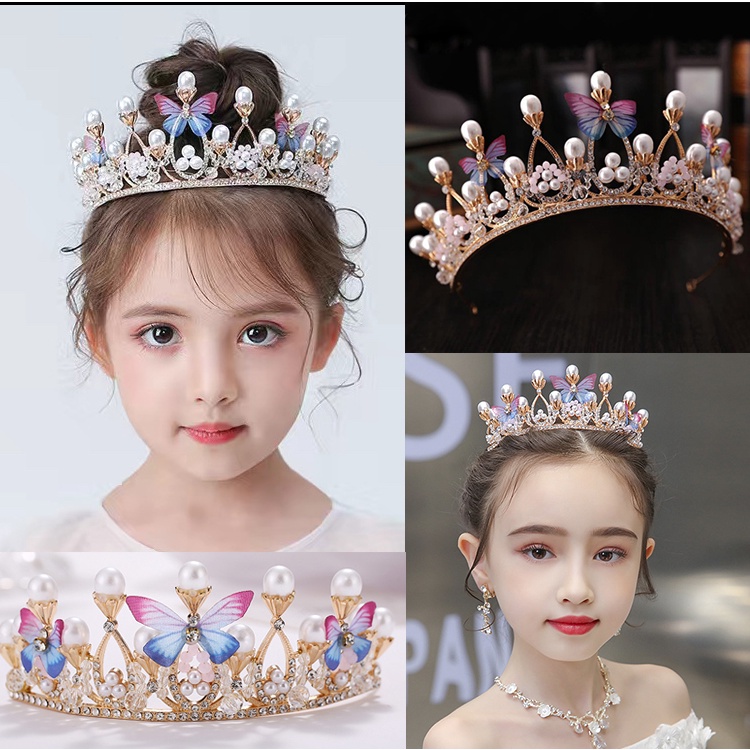 Vương Miện Công Chúa Thời Trang Cho Bé Gái