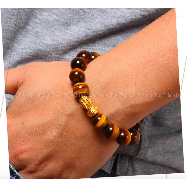 [Mã FAMAYFA giảm 10K đơn 50K] [Giá Xưởng] Chuỗi Vòng Mắt Hổ Vàng Tì Hưu - Phong Thủy Thành Đô | BigBuy360 - bigbuy360.vn