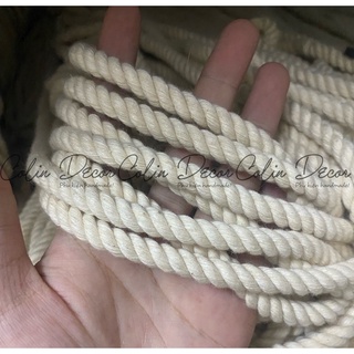 Dây thừng cotton size lớn 7mm,8mm,10mm,11mm,14mm bán theo mét