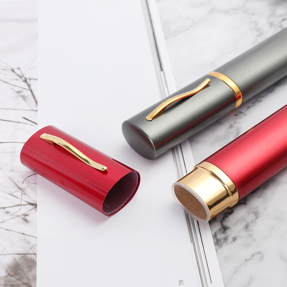 (Hàng Mới Về) Hộp Đựng Mắt Kính Bằng Hợp Kim Nhôm Thiết Kế Nhỏ Gọn Tiện Dụng