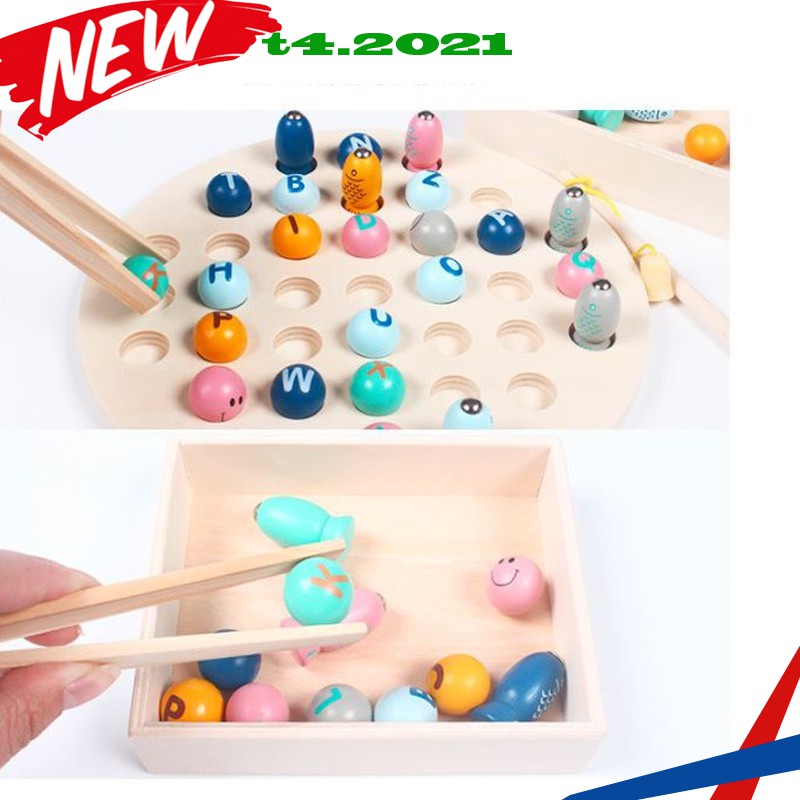 Trò chơi câu cá gỗ rèn luyện 3 kĩ năng cơ bản