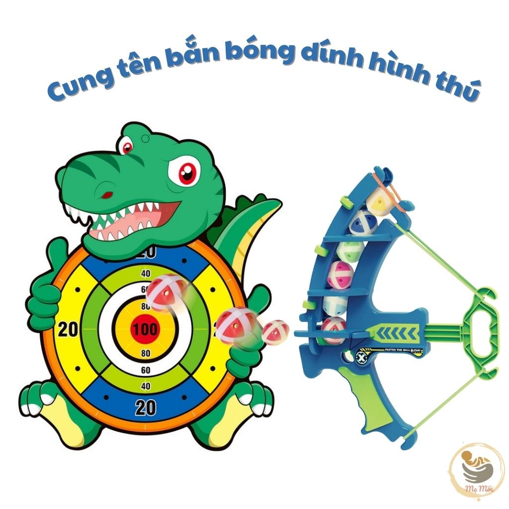 Combo Cung Tên Bắn Bóng Dính Kèm Cung Memocshop Tặng Kèm 6 Bóng Ném Dính, Đồ Chơi Vận Động Thể Thao Cho Bé Qc