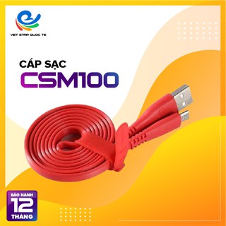 Cáp Sạc Micro VIVAN CSM100S Nhựa Dẹt 1m – BẢO HÀNH 1 ĐỔI 1 CHÍNH HÃNG