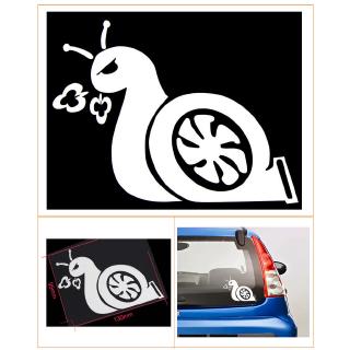 Sticker dán hình ốc sên turbo JDM cho xe hơi