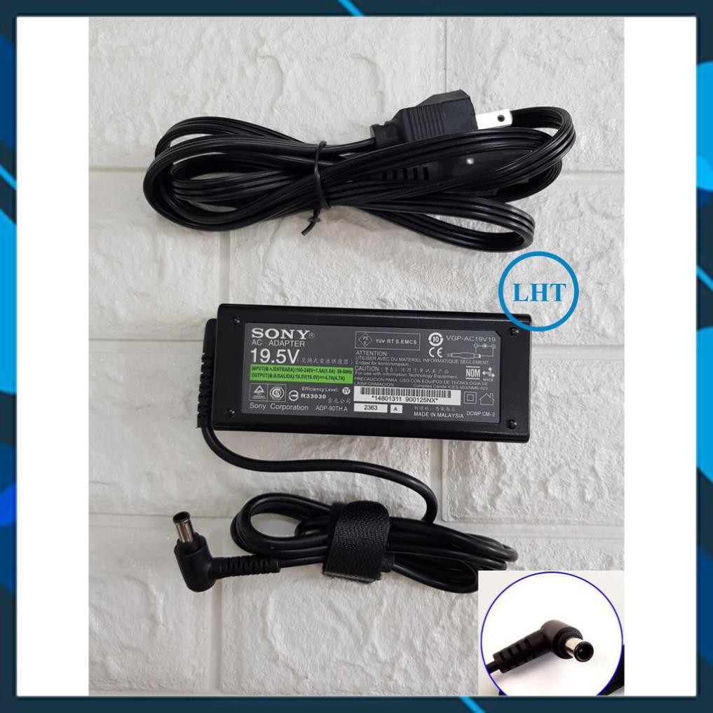 Sạc Adapter Tivi Sony 19.5V 4.7A tặng kèm dây nguồn - Bảo hành 12 tháng