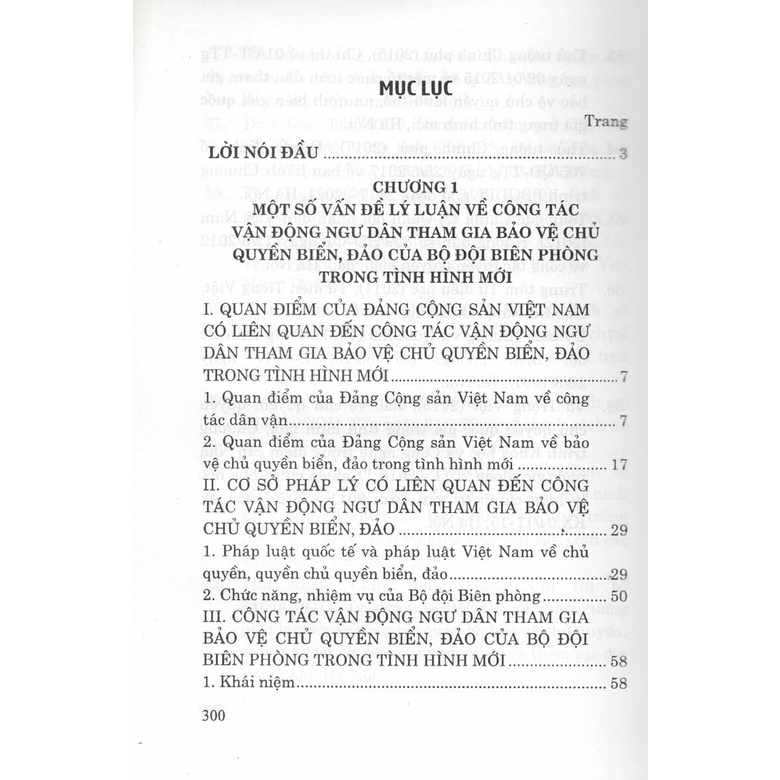 Sách - Công Tác Vận Động Ngư Dân Tham Gia Bảo Vệ Chủ Quyền Biển, Đảo Của Bộ Đội Biên Phòng Trong Tình Hình Mới