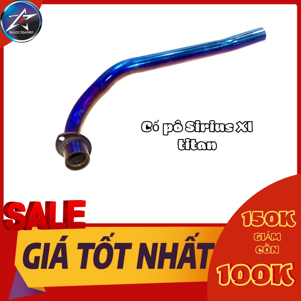 [SALE] CỔ PÔ INOX LÊN MÀU GẮN PÔ ZIN SIRIUS