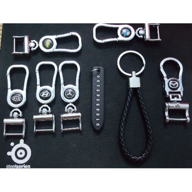 Bộ móc khóa logo xe hơi