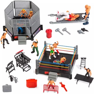 HOT Đồ chơi mô hình đô vật WWE mới đi kèm nhẫn và quà tặng giống như thật từ người đóng vai John Cena Mourners cho bé trai và 32 bé gái.