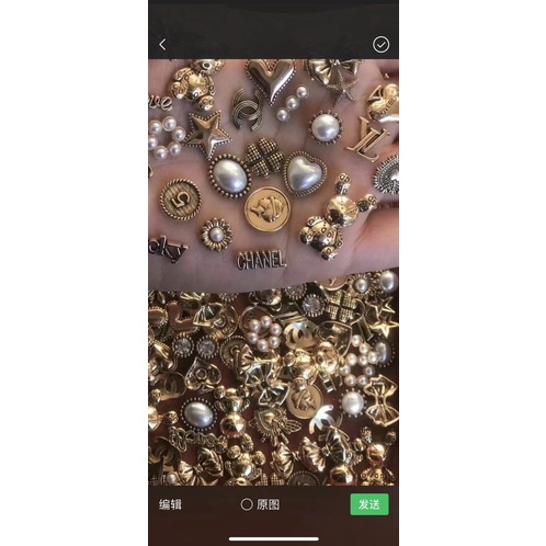 Set cham nail 50 viên gắn móng