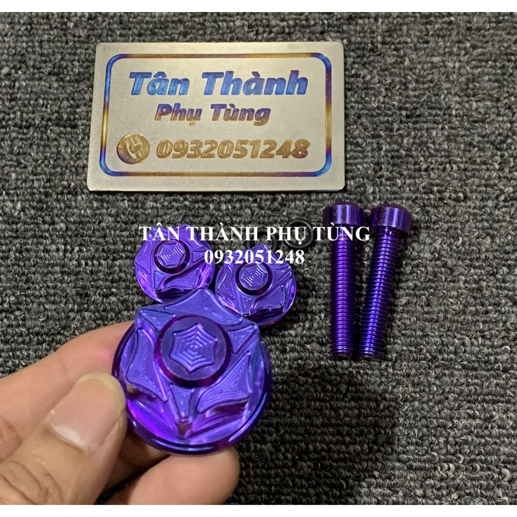 Bộ 5 con Chảng ba Satria-Raider Fi GR5 Xanh tím Phukienxe