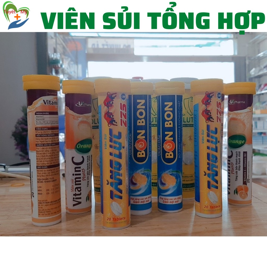 [Hàng Hóa Đơn Đỏ] Viên Sủi TĂNG LƯC ZZS, VITAMIN C PLUSZS, Mat Gan ACTISO Râu Ngô-Rau Má, soluto Tăng Sức Đề Kháng.