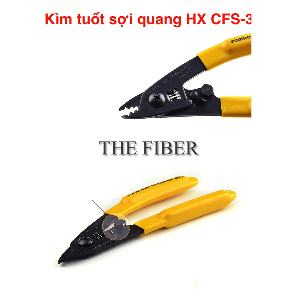 Kìm tuốt sợi quang HX CFS-3 (Loại 3 lỗ 250um / 900um / 2.0-3.0mm)