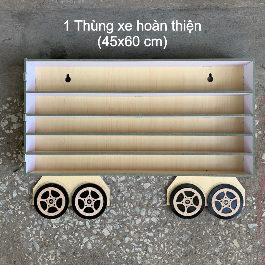 Thùng để xe ô tô đồ chơi cho bé