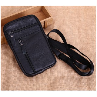 Bao da đeo lưng iphone 11 pro max/ 11 pro/ xs max.... luxury dáng đứng da bò màu đen