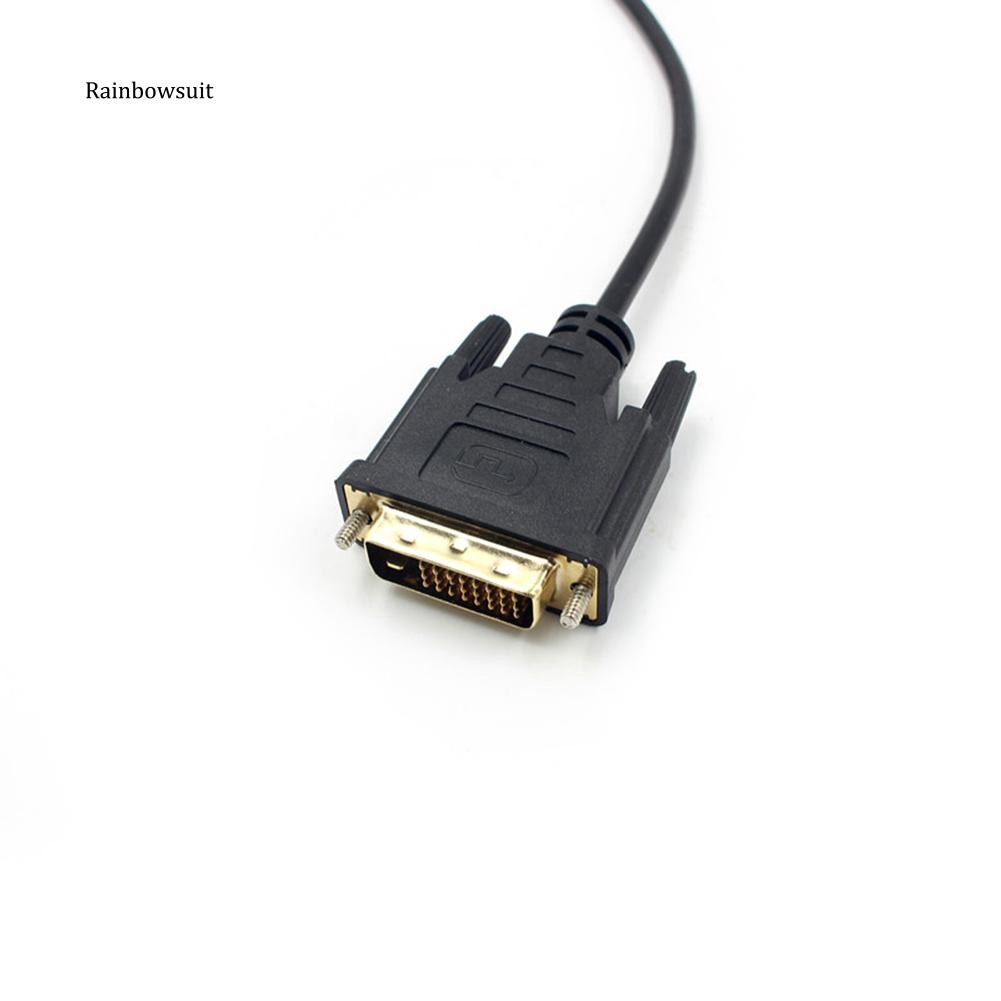 Cáp chuyển 1.8m Displayport DP đực sang DVI 24 + 1 Pins HD 1080P