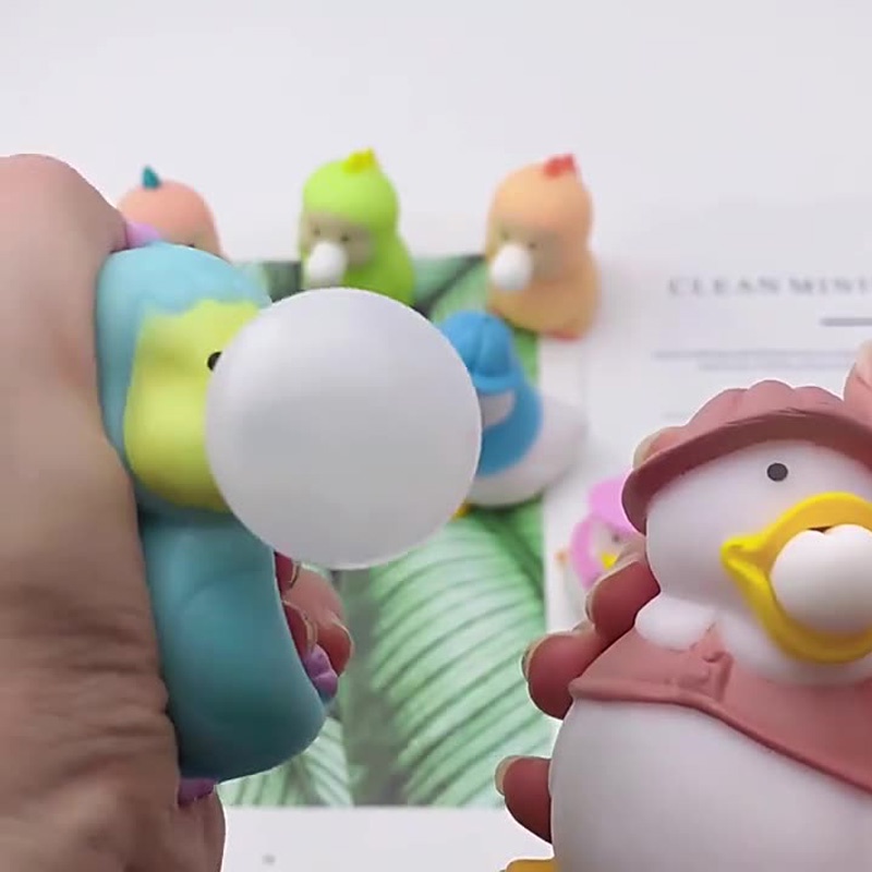 Đồ chơi nắn bóp SEA SUN TOYS giảm căng thẳng hình chú vịt dễ thương