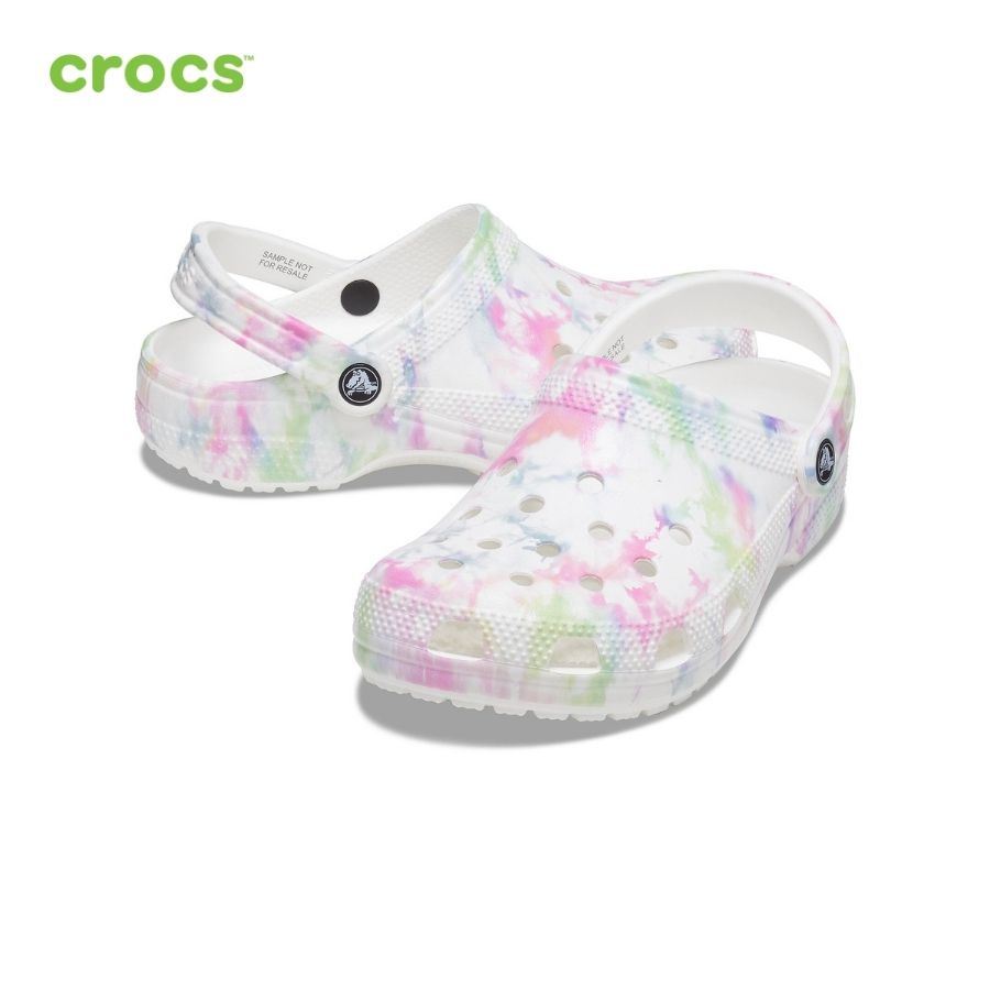 Giày lười clog unisex Crocs Bleach Dye - 207326-94S