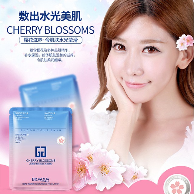 Mặt nạ hoa anh đào Bioaqua - Cherry Blossoms Mask | BigBuy360 - bigbuy360.vn