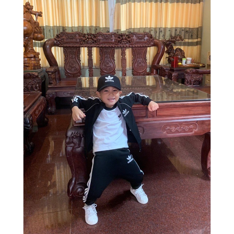 Mũ kid 2 màu trắng- đen hàng đẹp