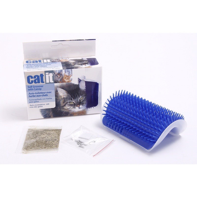 Dụng cụ Massage cho mèo- tự gãi ngứa, massage thoải mái, thư giãn, giảm stress, tiết kiệm diện tích - 4pets official