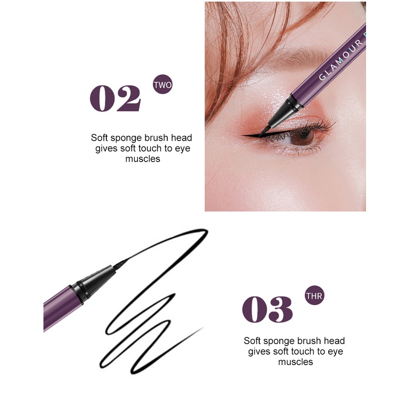 Còn Hàng Lameila Thông Minh Glamour Bút Kẻ Mắt Người Mới Phụ Nữ Không Bị Nhòe Sơ Khai Li Bút Không Dễ Dàng Để Decolorize 824 Cá Tuyết