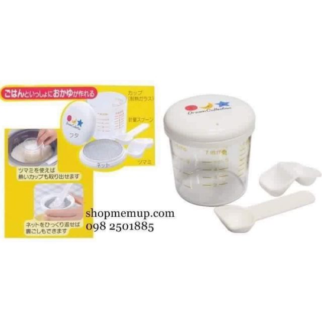 Cốc nấu cơm nát Lec Nhật Bản