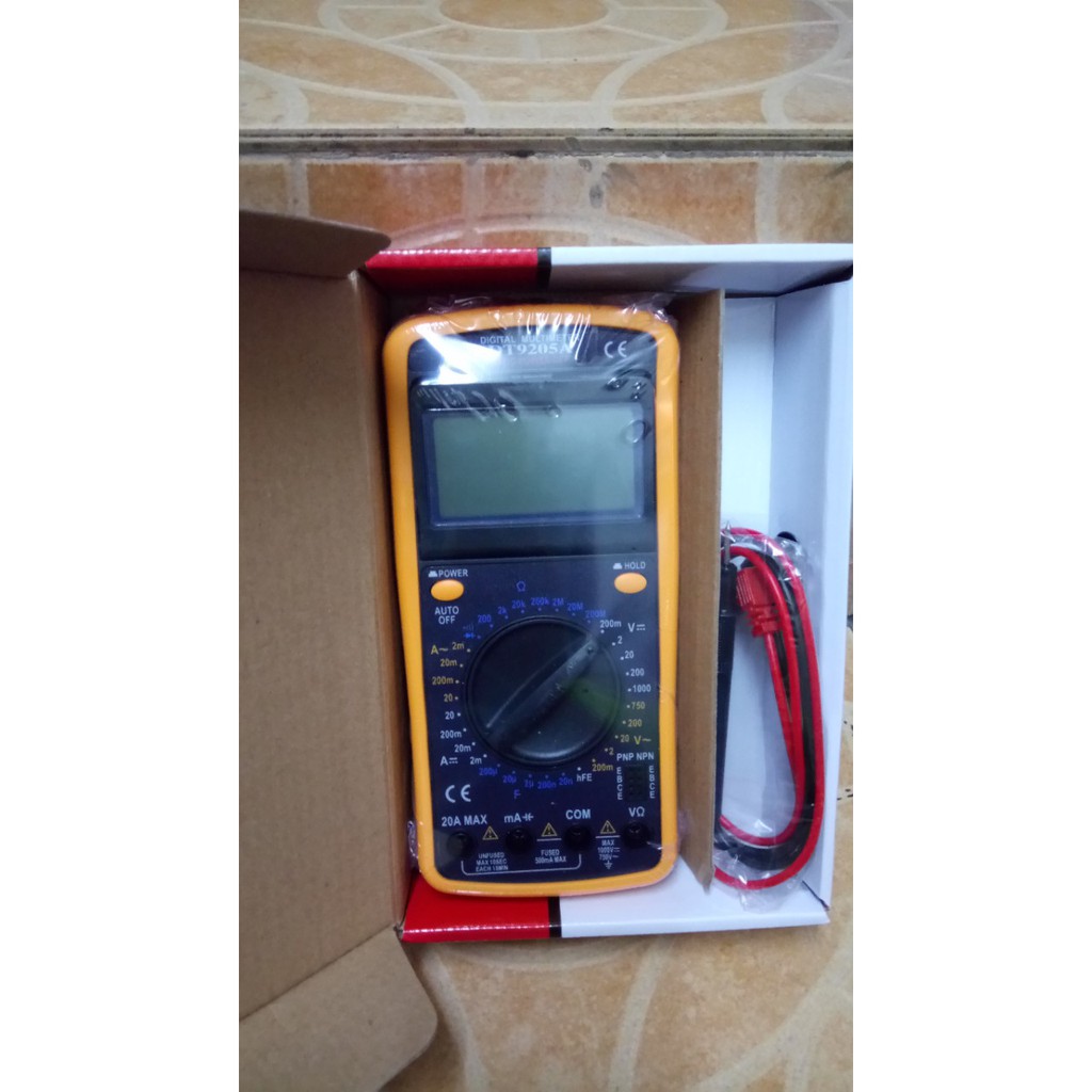 ĐỒNG HỒ ĐA NĂNG  DT9205A