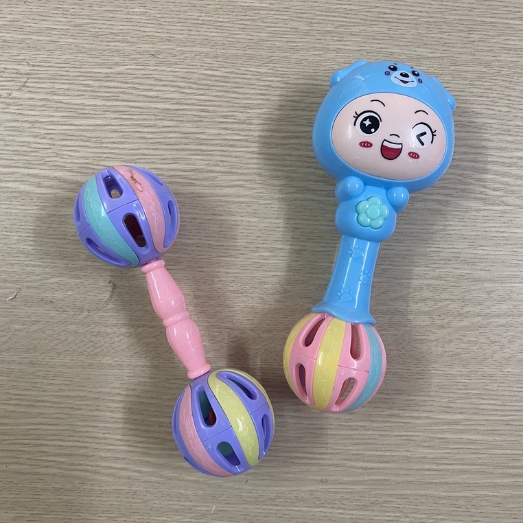 Đồ Chơi Xúc Xắc Trẻ Em 7 Chi Tiết Nhựa An Toàn Tuyệt Đối, Nhiều Hình Dáng Bắt Mắt, Tăng Khả Năng Cầm Nắm