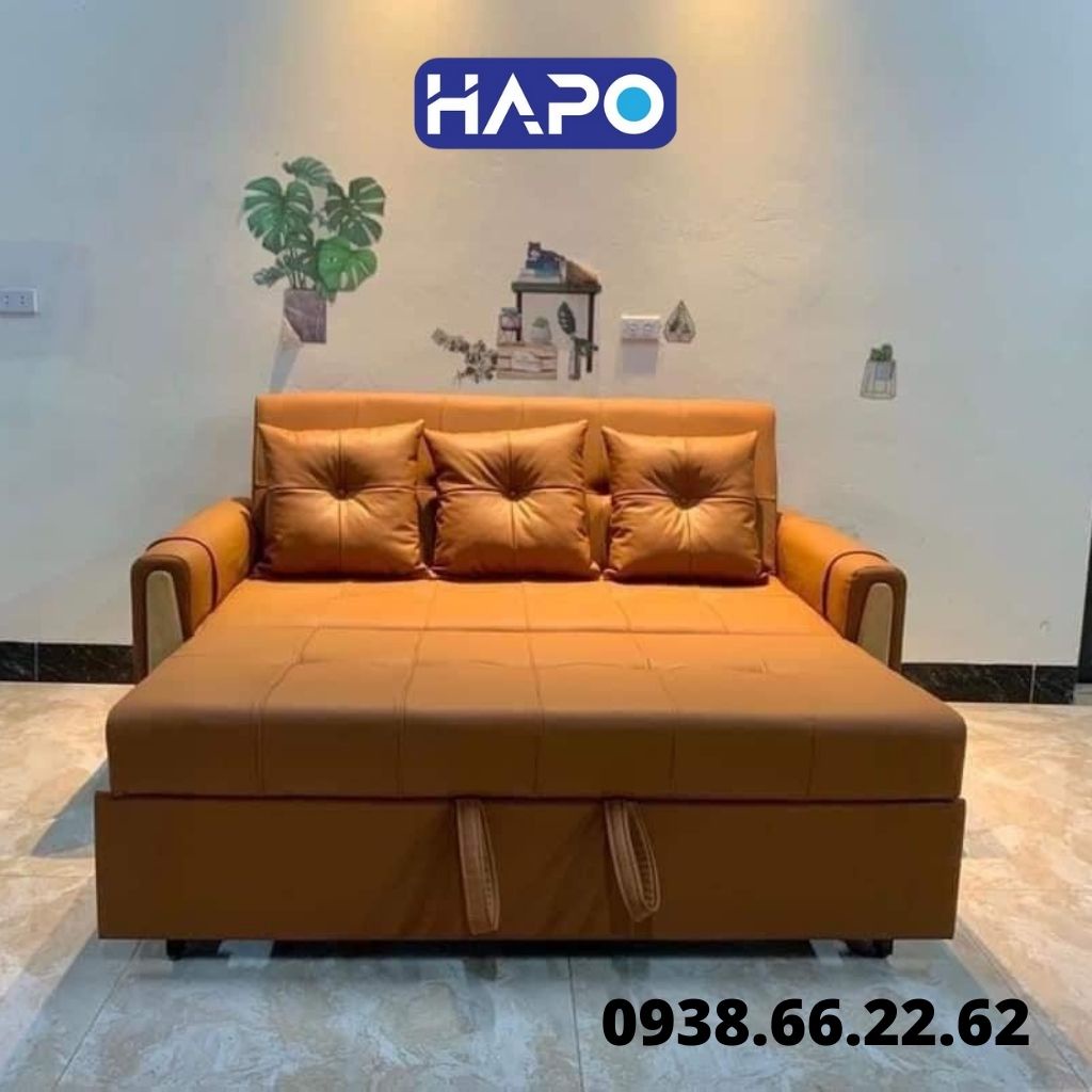 Sofa Giường Gấp Gọn Loại 1,9m, Giường Gấp Thông Mình Hp69 Mẫu Mới Khung Sắt Chịu Lực Cao Màu Sắc Theo Yêu Cầu Của Khách