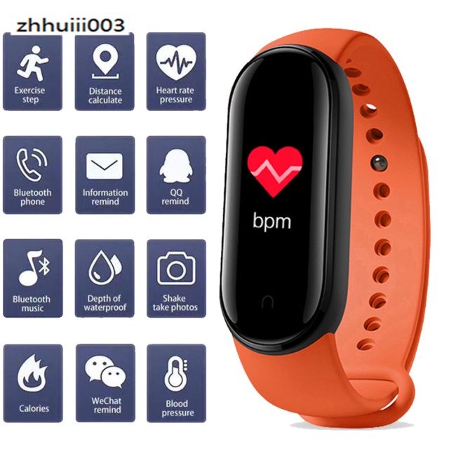 Đồng Hồ Thông Minh ZHIHUI M5 Có Nam Châm Sạc Được