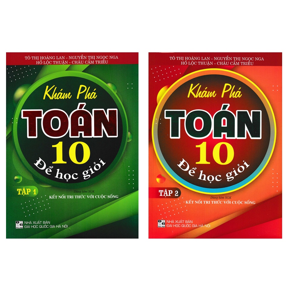 Sách - Combo khám phá toán 10 để học giỏi  ( Tập 1 + Tập 2 )