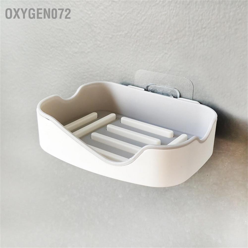 Oxygen072 Oxygen072 Đĩa đựng xà phòng trong tắm Khay bằng nhựa Treo tường Tổ chức phụ kiện