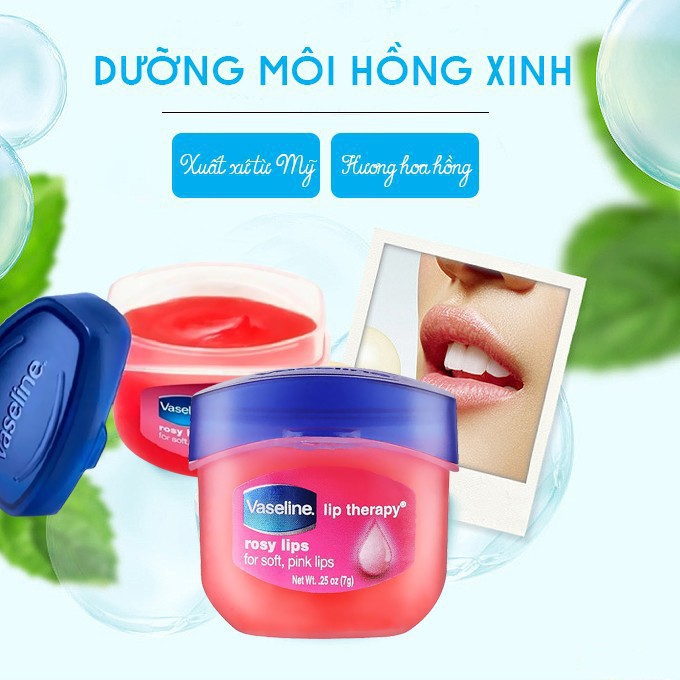 Sáp dưỡng môi - giữ ẩm chống nứt nẻ Vaseline 7g | BigBuy360 - bigbuy360.vn