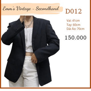 Áo khoát blazer - vest phong cách hongkong unisex - ảnh thật tự chụp