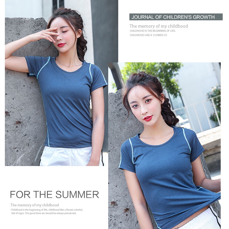 Áo Tập Gym, Yoga - Áo Thun Nữ Tay Ngắn Thể Thao MS-02