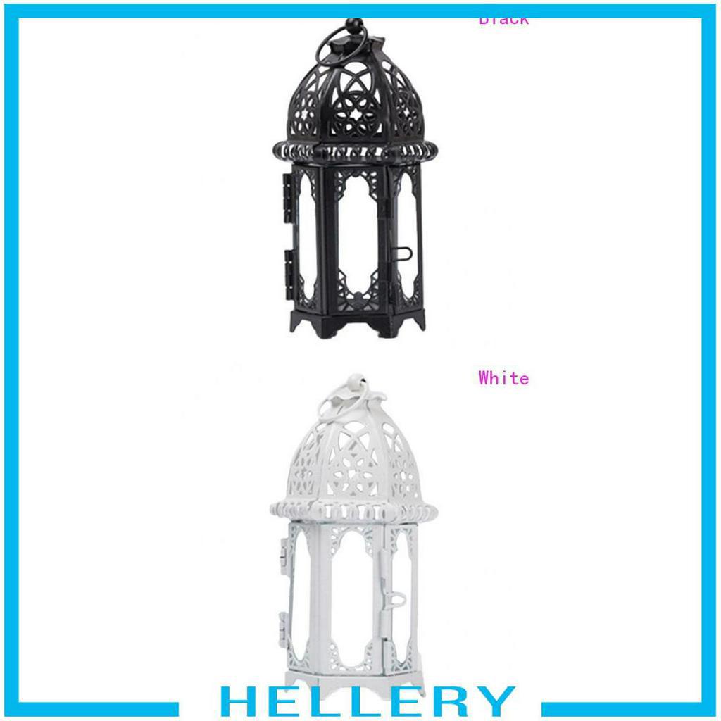 Đế nến kim loại phong cách lồng đèn trang trí nội thất