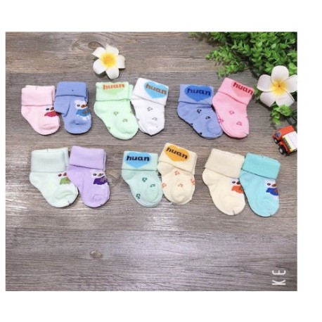 Combo 5 Đôi Tất Vớ Sơ Sinh, Tất Cho Bé Sơ Sinh Cam Kết Chất Đẹp