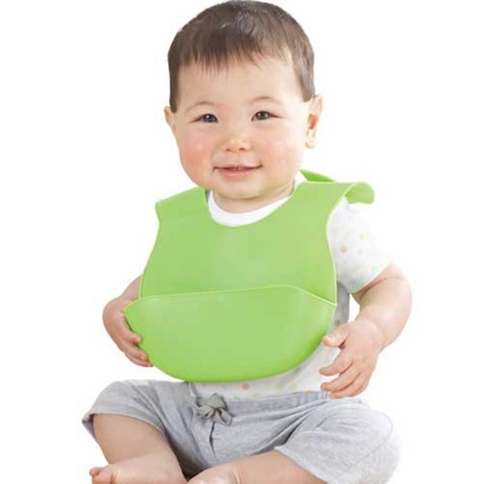 Yếm Cho Bé Ăn Sạch Sẽ MAMA (Màu Sắc Ngẫu Nhiên)