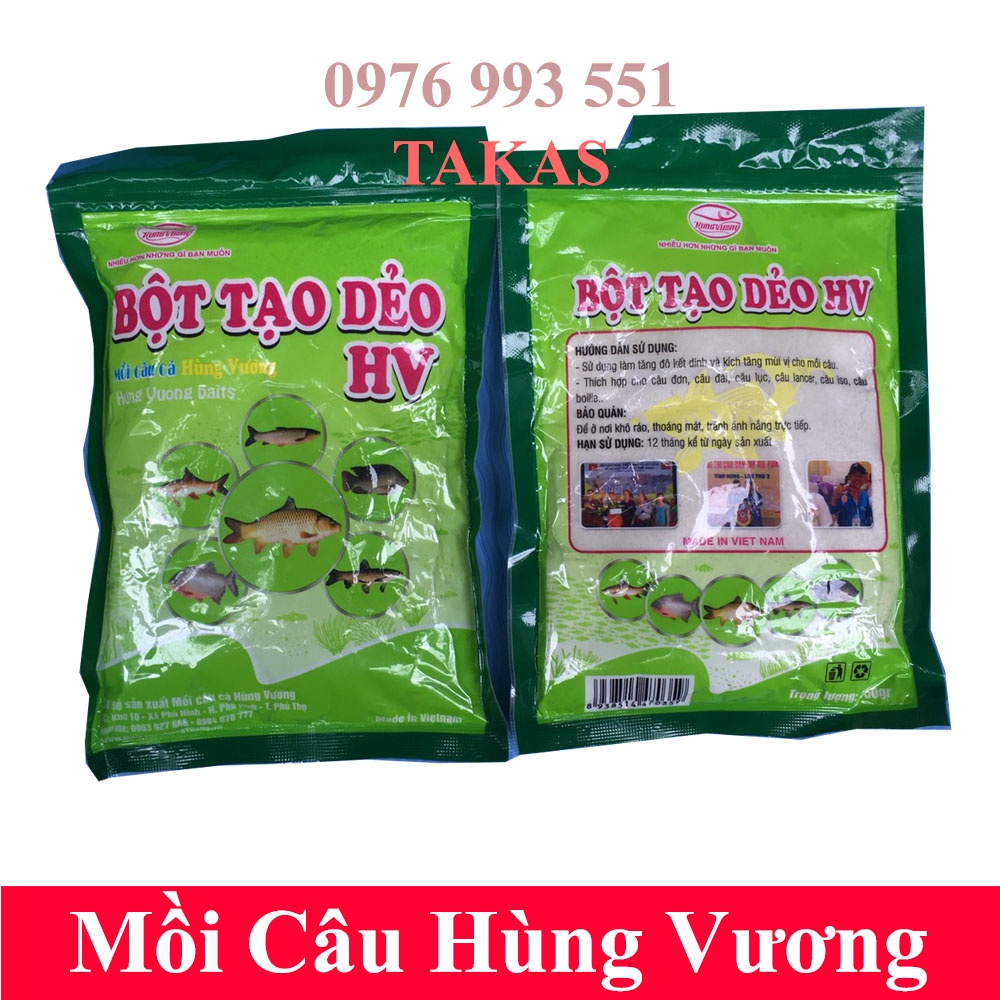 Bột tạo dẻo cho mồi câu cá Hùng Vương ( gói 150g có mùi thơm)