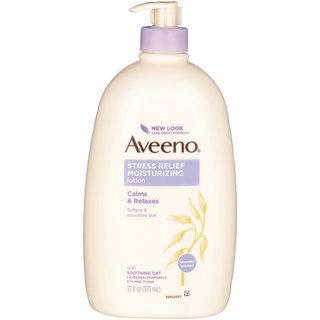 Dưỡng thể giữ ẩm da mùi oải hương & tiểu cúc AVEENO Active Naturals Stress Relief Moisturizing Lotion 532ml/975ml (Mỹ)