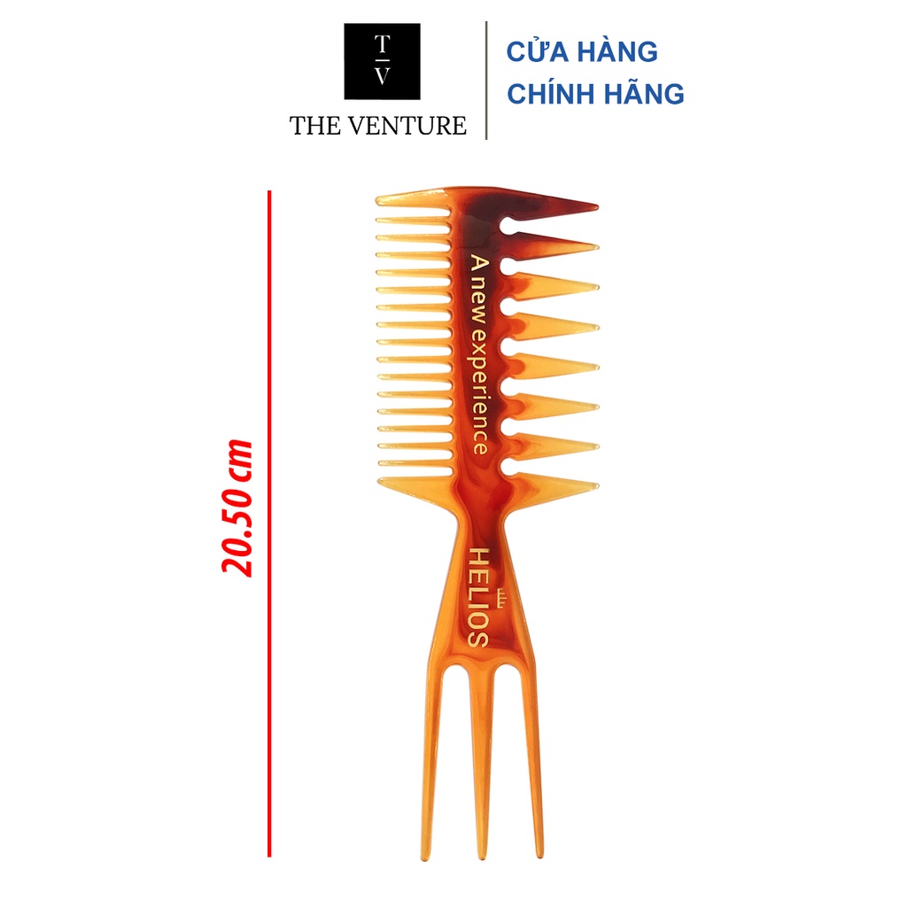 Lược Xương Cá Tạo Kiểu Tóc Helios Texture - Trifica Comb Chính Hãng