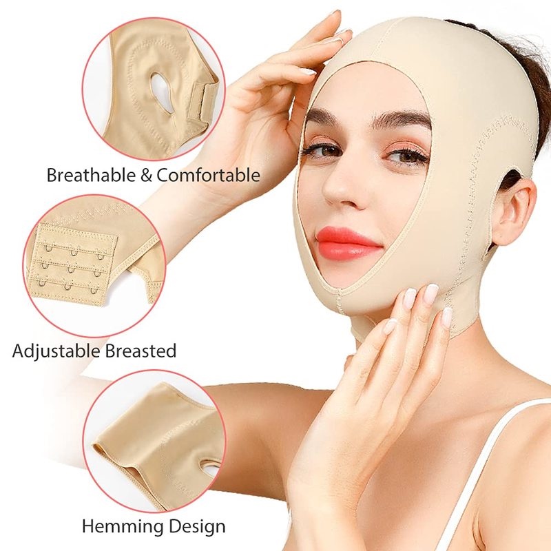 Mặt Nạ Ngủ Chống Nếp Nhăn Nâng Cơ Mặt Độ Đàn Hồi Cao Chuyên Nghiệp