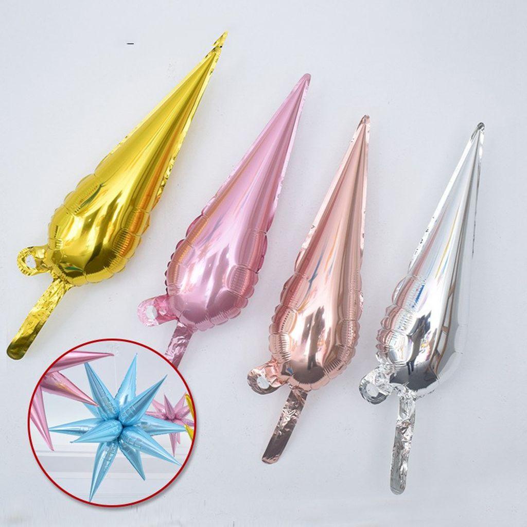 Bong Bóng Lá Nhôm Hình Nón Ngôi Sao Nổ GIOVANNI MIddle / Lớn Trang Trí Tiệc Tùng Cho Trẻ Em