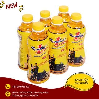 Lốc 6 chai nước tăng lực Number one 330ml