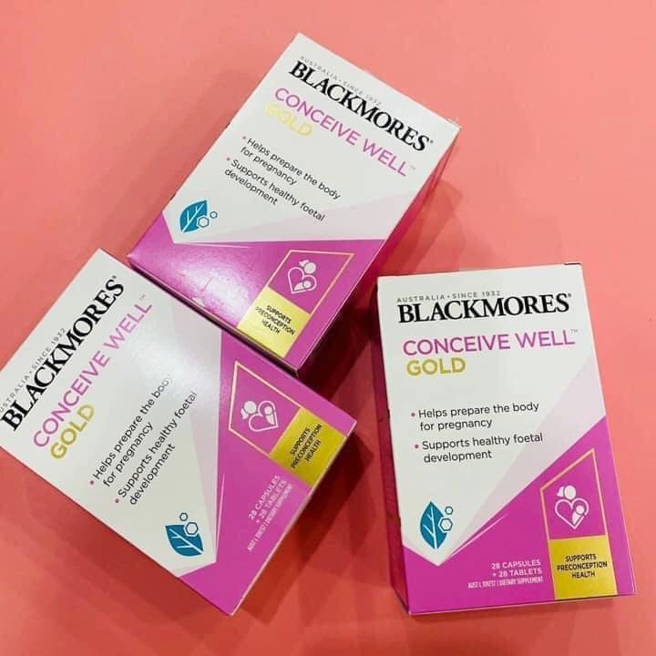 Viên uống Tăng khả năng thụ thai Blackmores Conceive Well Gold - 56 viên
